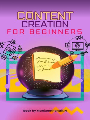 cover image of Content Creation For Beginners